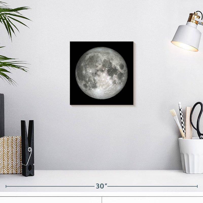 Oberle The Moon In Dark, 10" H x 10" W