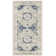 Annette Oriental Ivory/Blue Area Rug