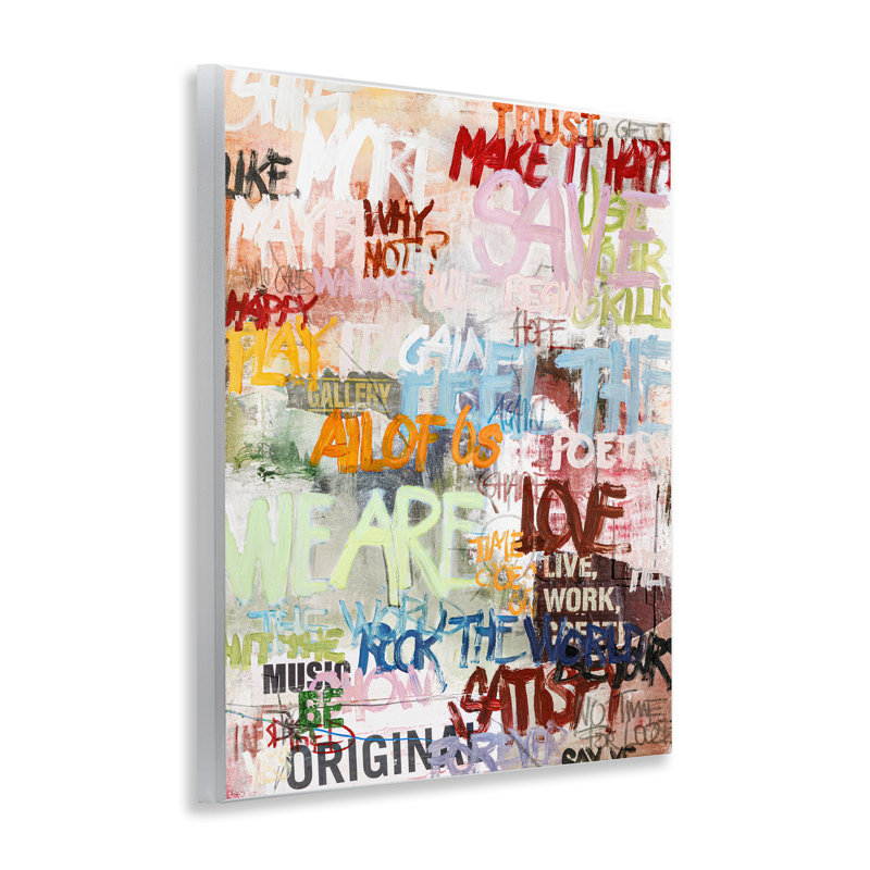  Art moderne sur plaque, "Graffiti moderne" par Design Fabrikken