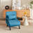 51 Adult Chair Bed Folding - Adjustable & Alluring Pillow, Comfy Single Futon For Small Spaces, Apartment, Office  Blue Intriguing Cozy-1738717675