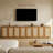 NTC MOSSIC 2 Door Storage Chest, Solid Wood Rattan Storage Cabinet, Modular Sideboard Cabinet, Expandable Storage System for Living Room & TV Stand, Easy Assembly, Rustic Oak-1122265385