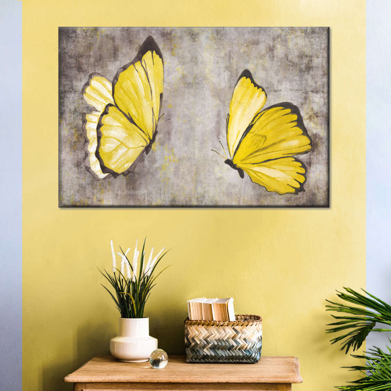 Treillis feuilles d'or sur toile, H 34 po x l 51 po x P 1,25 po