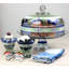 Barcelona Blue Salters Cake Stand