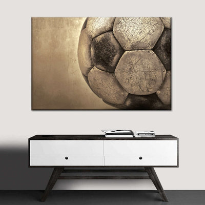 Ballon de soccer usé