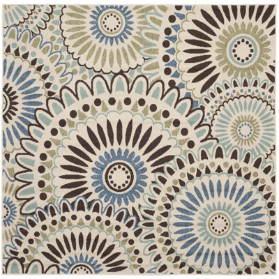 Tapis d'intérieur / extérieur à motif géométrique Centeno Performance