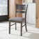 Anglewood Upholstered Ladder Back Side Chair - Dark Brown
