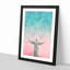 Corcovado In Rio De Janeiro Brazil Abstract - Single Picture Frame Painting on MDF-56852770-56852771