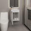 Meuble-lavabo de salle de bain avec lavabo, 1 porte-74444922