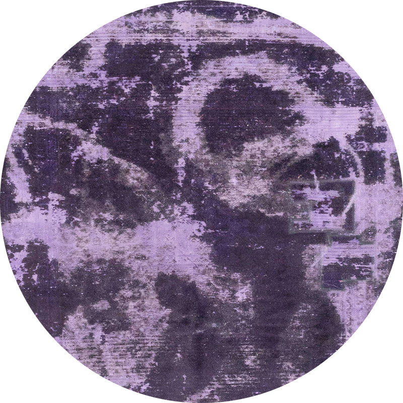 Abstract Indoor Rug, Round 5'