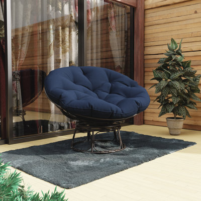 Eneas All-Weather Papasan Chair with Cushion