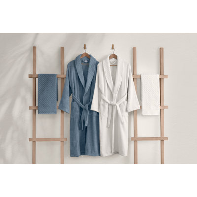 Cotton Mid-Calf Bathrobe