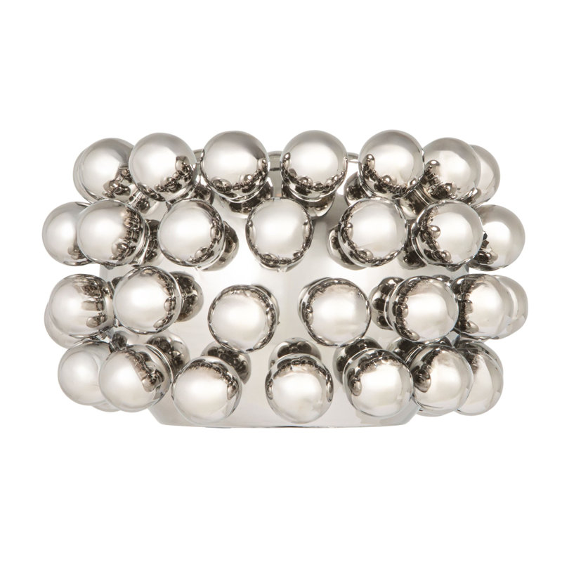 Stoneware Planter With Balls