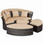 Antwan 71.7'' Wicker Outdoor Patio Daybed with Cushions