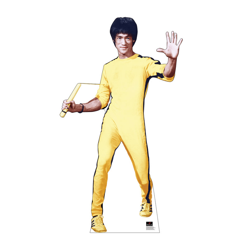 Bruce Lee Yellow Jumpsuit 70'' Lifesize Cardboard Standup