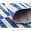 Tapis rayé bleu marine / ivoire Pana-259391923