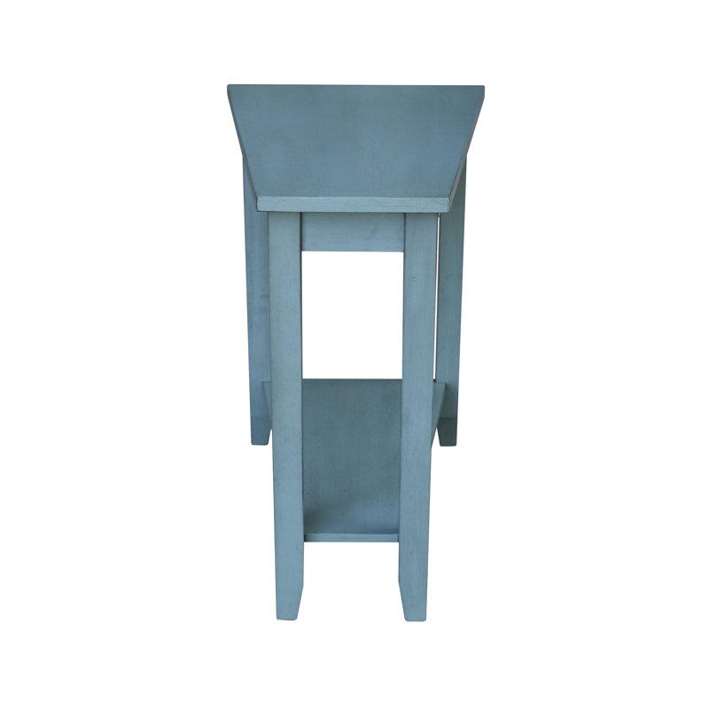 Table de bout Attar, Bleu océan antique frotté