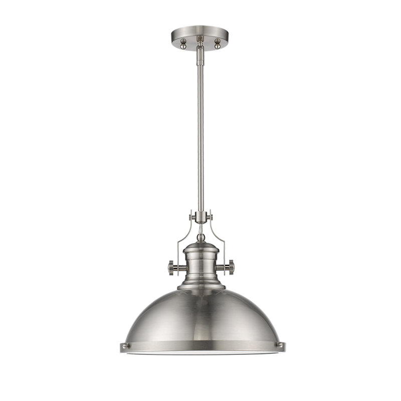 Hunsinger 1 - Light Single Pendant, Polished Nickel