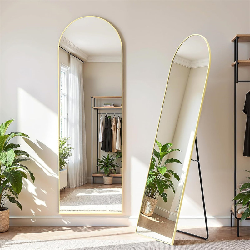 Miroir pleine grandeur, doré