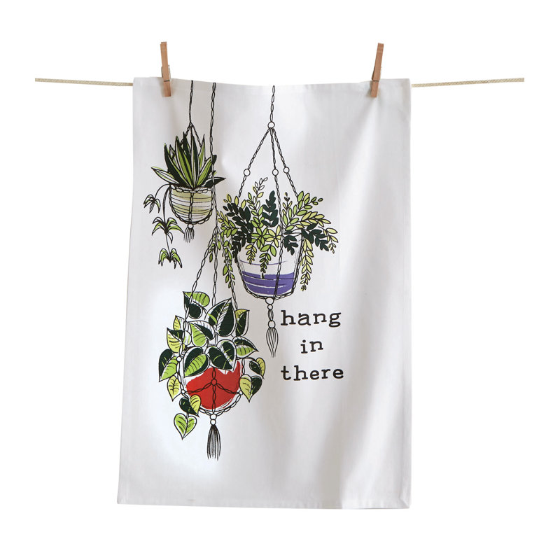 Hang In There Dishtowel