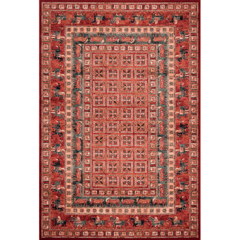 Abbeville Oriental Wool Area Rug, Rectangle 200 x 300cm