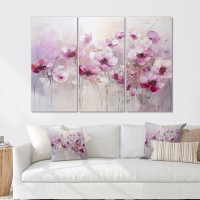 Ensemble d'art mural Fuschia