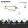 Kingston Brass Milano 18-Inch Dual Towel Bar