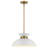 Giles 1-Light Dimmable Metal Dome Pendant with Adjustable Height-2140893632-2140893634