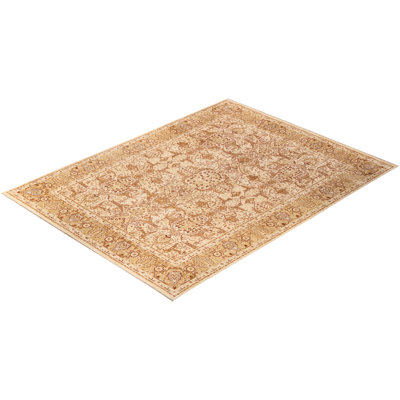 Tapis unique en laine noué à la main 9 pi 2 po x 12 pi nouvel âge Haynie
