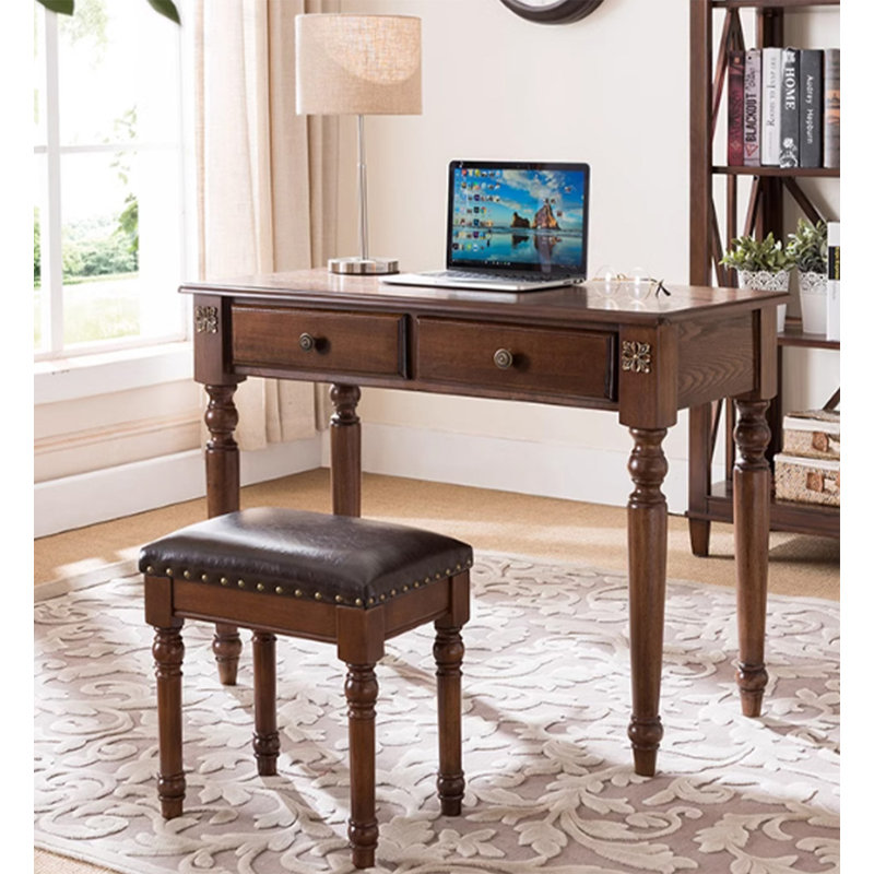 Bureau en bois massif American Vintage