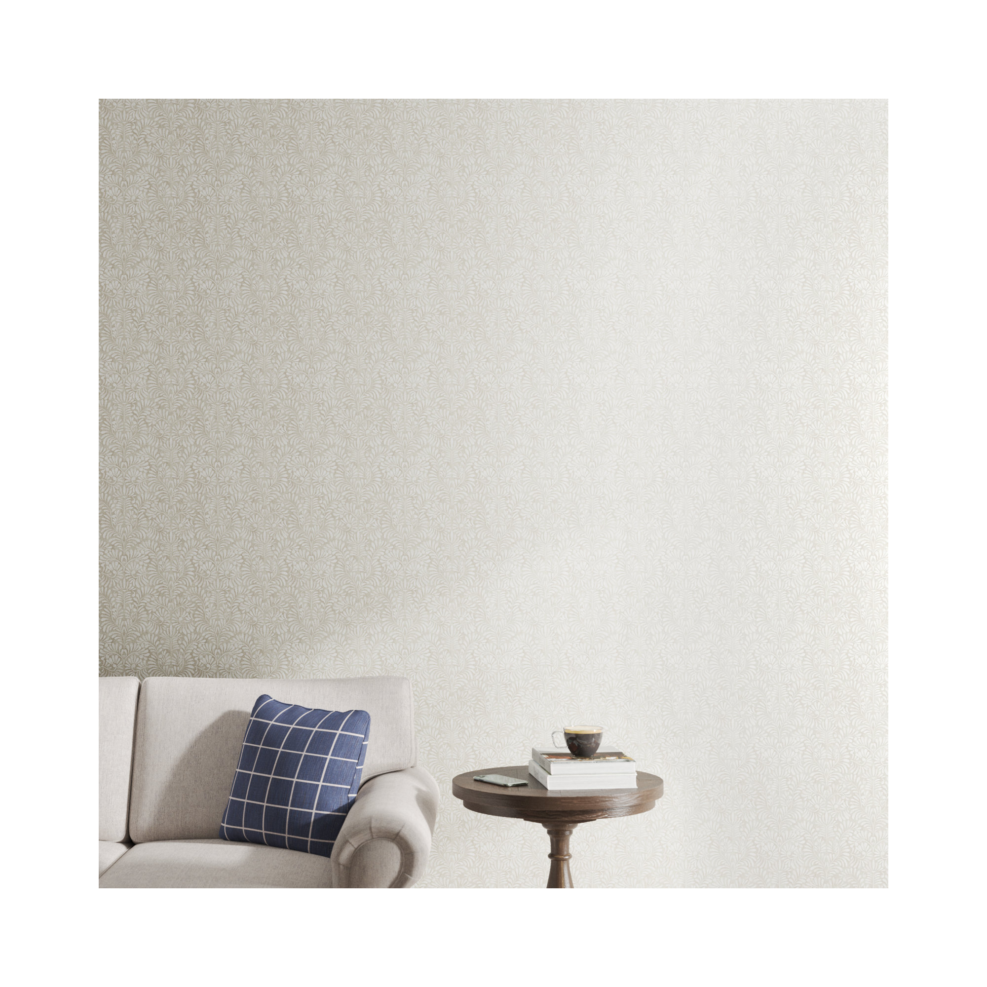 Cedric Floral Wallpaper, Brown
