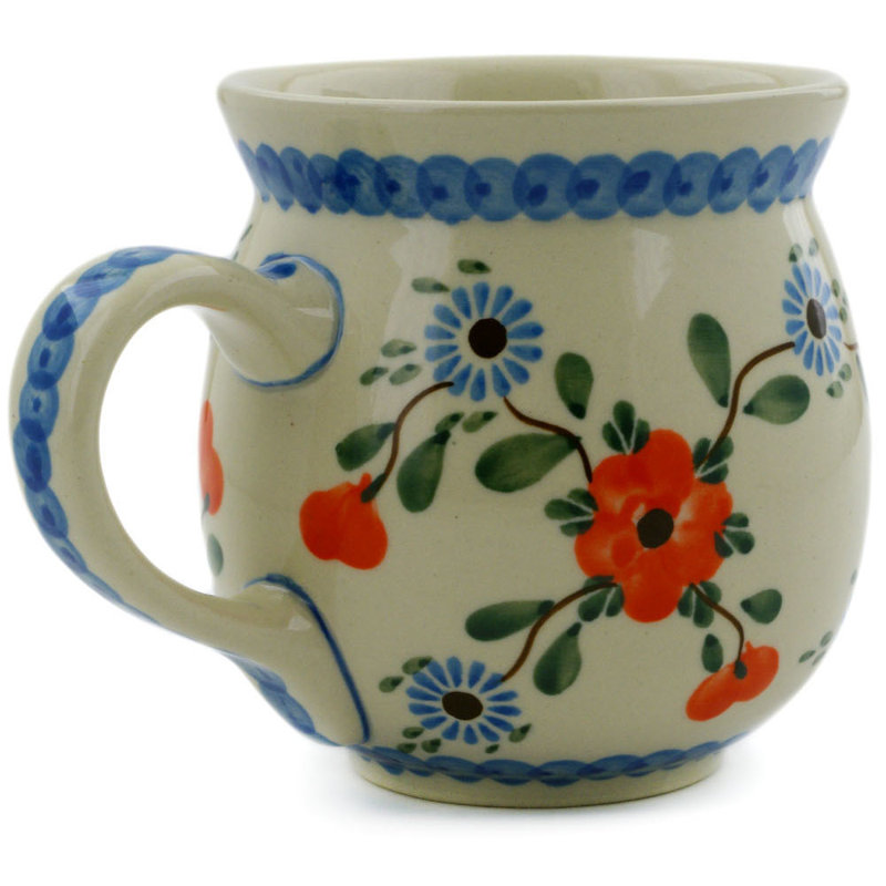 Tasse à bulles en grès 16 oz - Cerisier en fleurs
