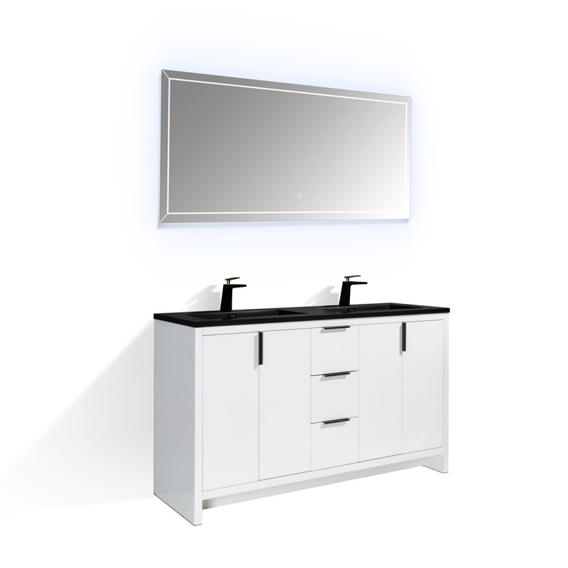 Meuble-lavabo simple 60 po Porty