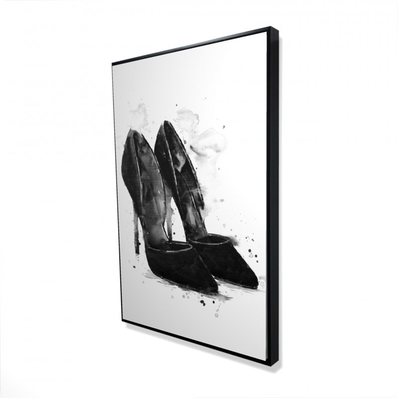 "Pompes noires", H 36 po x l 24 po