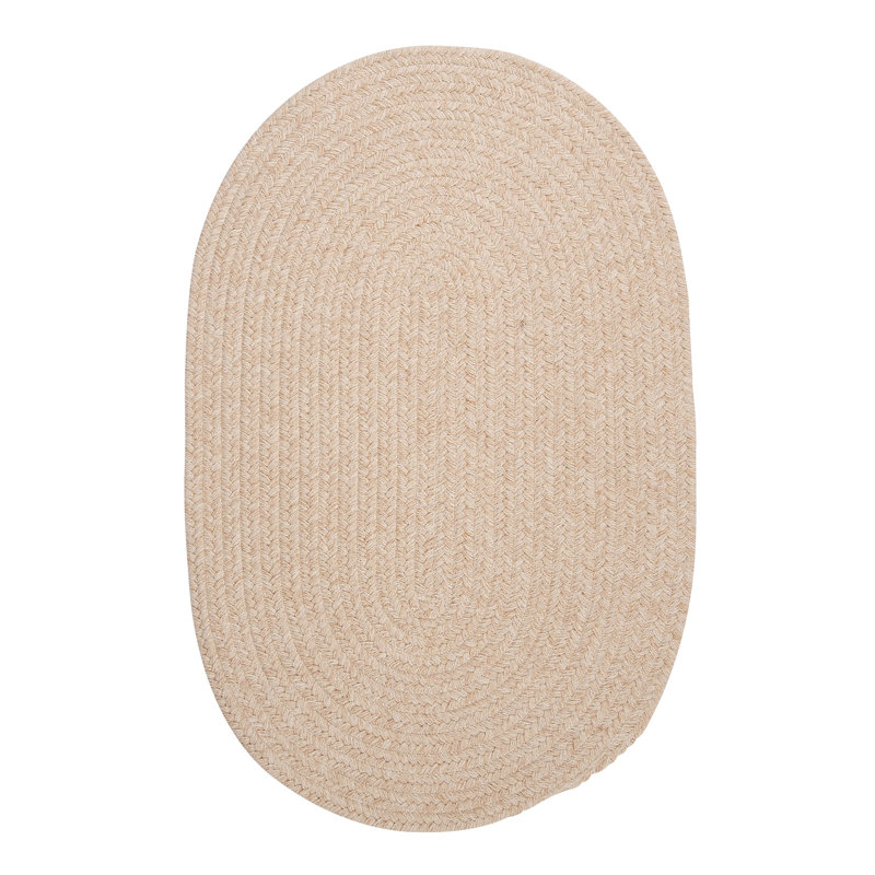 Tapis naturel tressé Navarrette, Ovale 5 pi x 8 pi
