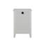 Table de chevet 3 tiroirs blanche Sowell avec station de charge et ports USB et prises de courant-1642298445