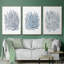 Summer Herb Garden Sketches I, encadré sur toile, 3 pièces-91415641-91415646