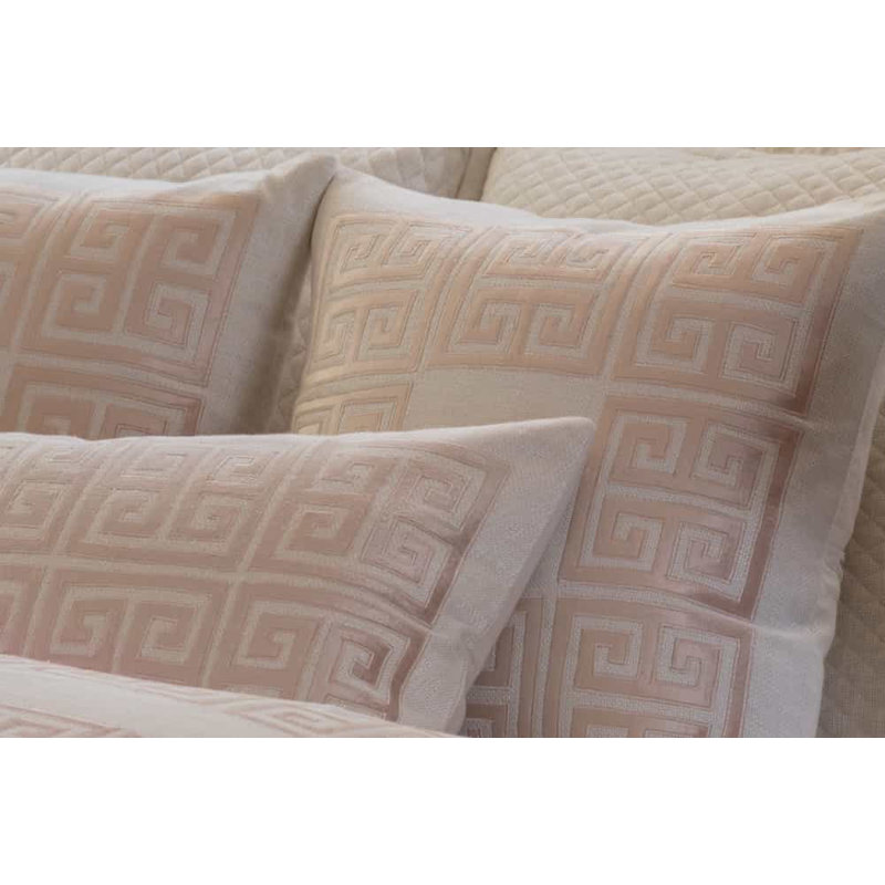 Guy Rectangular Linen Pillow Cover & Insert, Blush