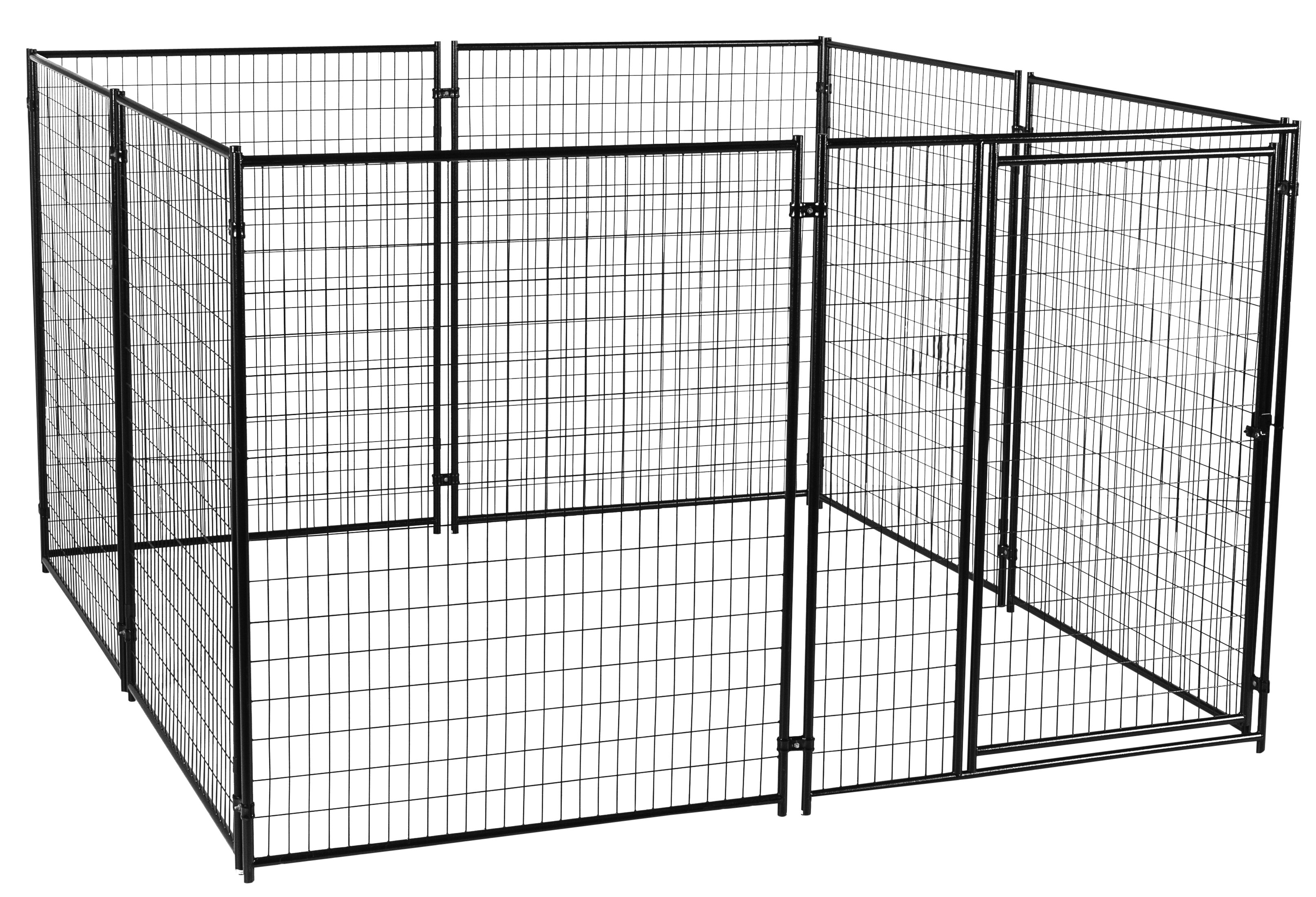 Welded wire kennel clearance panels