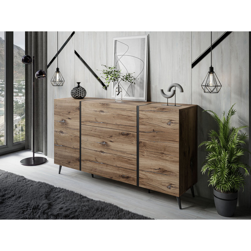 Domingues 158cm W 3 - Drawer Chest of Drawers