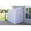 Yardsaver® 4 x 7 ft Steel Storage Shed Pent Roof Eggshell