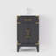 Ensemble de meuble-lavabo simple, plateau en acrylique et robinet en acrylique l 20 po x P 18 po Laurel-104783117