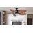 Tenisha 52" Tropical Ceiling Fan With LED Lights And Remote Control,5 Blades,6 Speeds,DC motor-1385919004