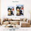 Chiots Brampt Lab avec bonhomme de neige-108669813