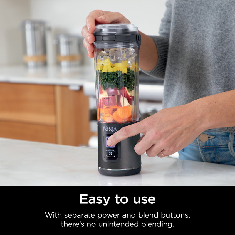 Ninja Blast Portable Blender, Metallic Black