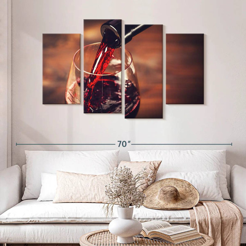 Yarlin Red Wine Tasting, 32'' H x 52'' W