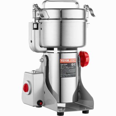 1000g Electric Grain Mill Grinder, High Speed 3000W Commercial Spice Grinders, Stainless Steel Pulverizer Powder Machine, for Dry Grains Spices Cereals Coffee Corn Pepper, Swing Type