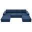 Canapé modulaire en U 110 * 72 "modulaire