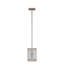 Luminaire suspendu carré à 1 lumière Syracuse-33393613