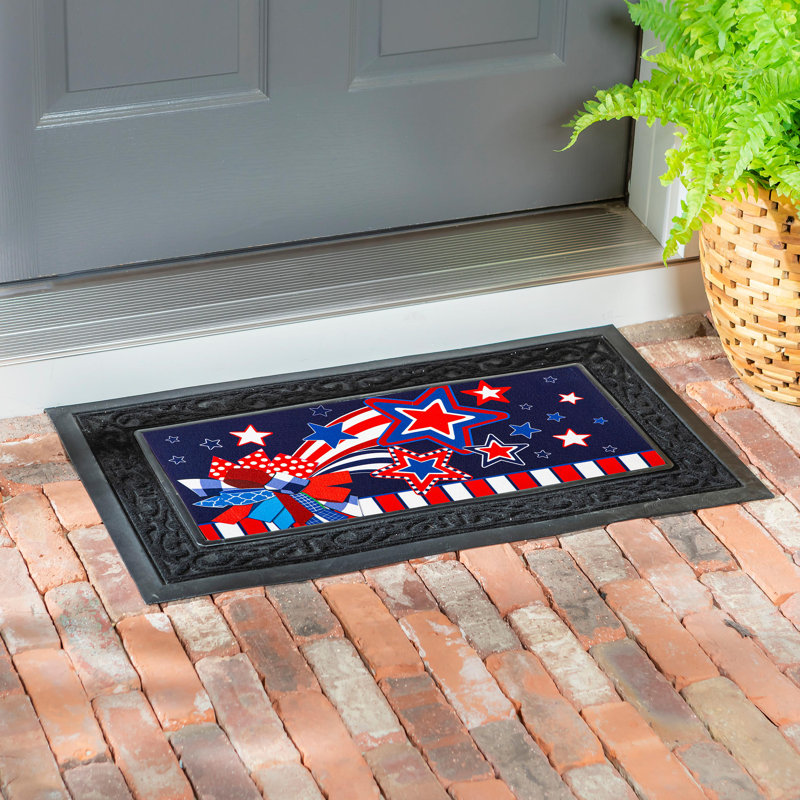 Tapis d'interrupteur étoiles et rayures Sassafras