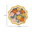 Novelty 36 cm x 36 cm Floral Area Rug